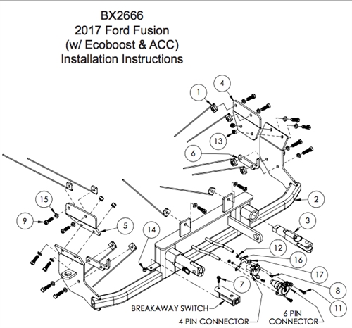 Blue Ox removable tab baseplate